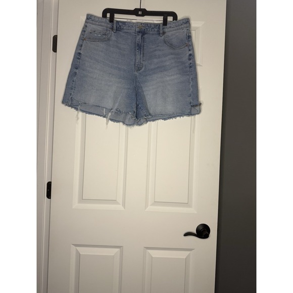 American Eagle Outfitters Pants - American Eagle Stretch Highest Rise Baggy Denim Jean Shorts 18